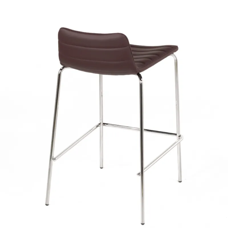 Midj Cover ® Tabouret snack moderne en synthétique et métal* Tabouret De Bar (assise +/- 80 Cm)|Tabouret Snack (assise +/- 65 Cm)
