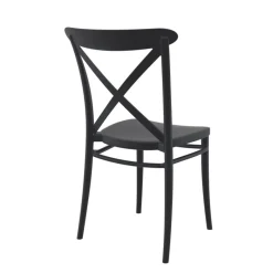 Cross Chaise de cuisine style bistrot empilable en polypropylène* Chaise De Cuisine