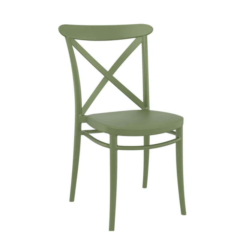 Cross Chaise de cuisine style bistrot empilable en polypropylène* Chaise De Cuisine