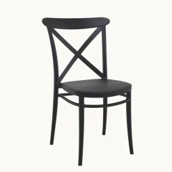 Cross Chaise de terrasse bistrot empilable en polypropylène* Chaise De Jardin