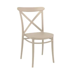 Cross Chaise de terrasse bistrot empilable en polypropylène* Chaise De Jardin