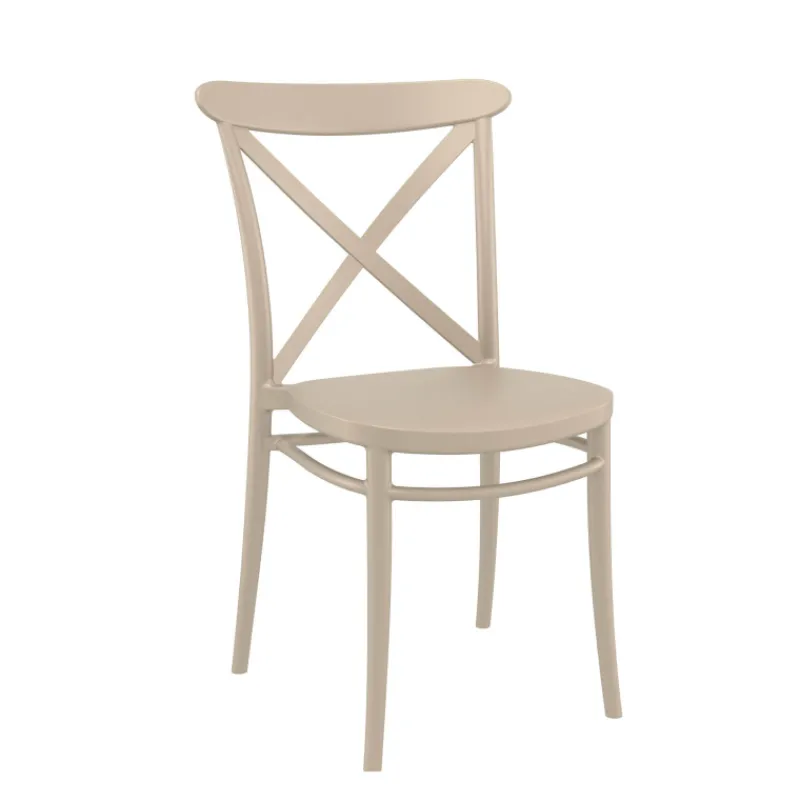 Cross Chaise de terrasse bistrot empilable en polypropylène* Chaise De Jardin