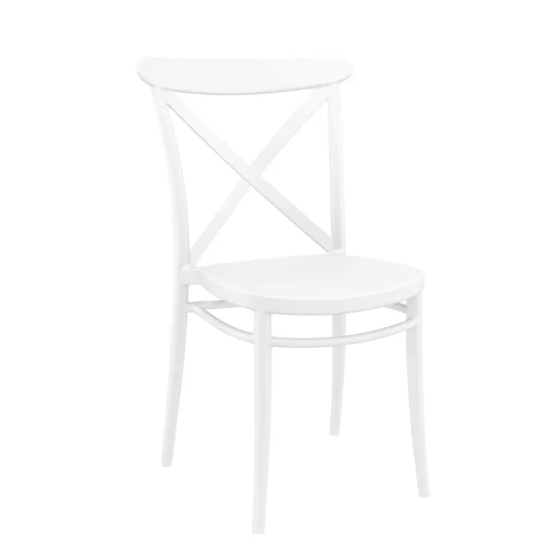 Cross Chaise de terrasse bistrot empilable en polypropylène* Chaise De Jardin
