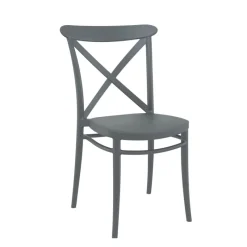 Cross Chaise de terrasse bistrot empilable en polypropylène* Chaise De Jardin
