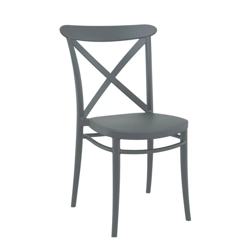 Cross Chaise de terrasse bistrot empilable en polypropylène* Chaise De Jardin