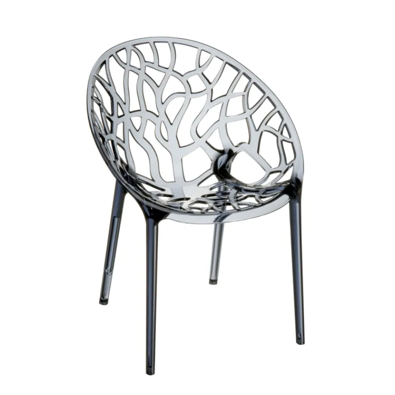 Crystal Chaise design en polycarbonate* Chaise Salon|Chaise Pour Chambre