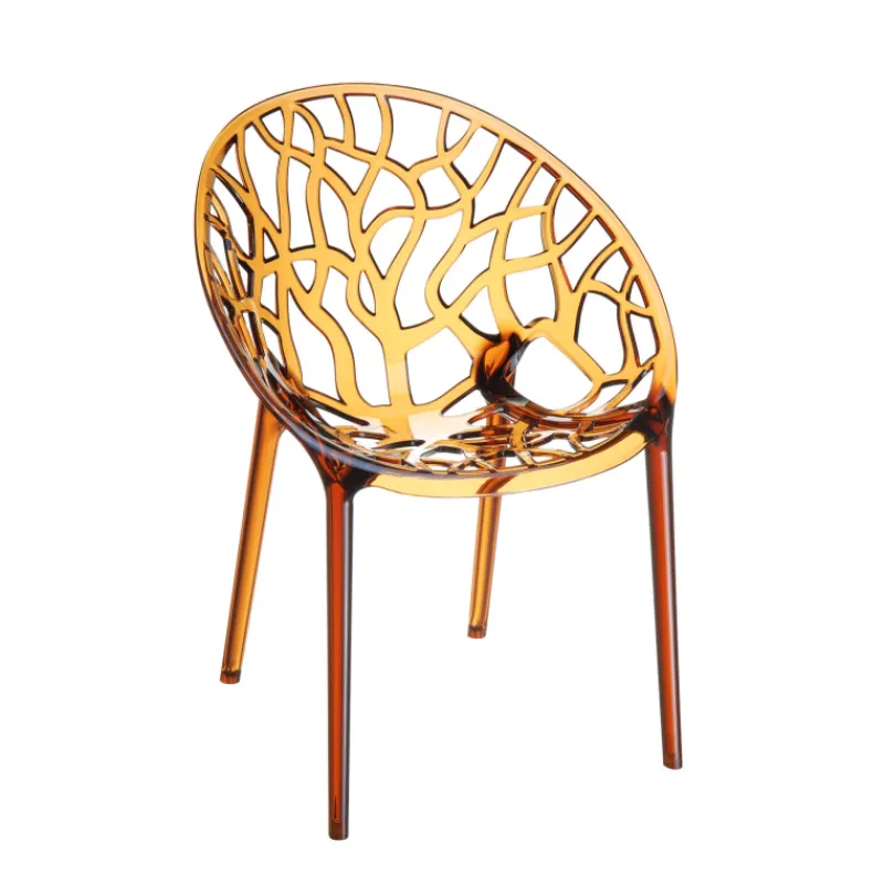 Crystal Chaise design en polycarbonate* Chaise Salon|Chaise Pour Chambre