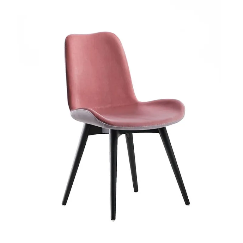 Midj Dalia ® Chaise confortable en tissu bicolore fabriquée en Italie* Chaise Salon|Chaise De Salle à Manger
