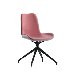 Midj Dalia ® Chaise pivotante en tissu bicolore fabriquée en Italie* Chaise De Salle à Manger|Chaise De Bureau