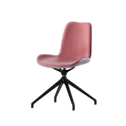 Midj Dalia ® Chaise pivotante en tissu bicolore fabriquée en Italie* Chaise De Salle à Manger|Chaise De Bureau