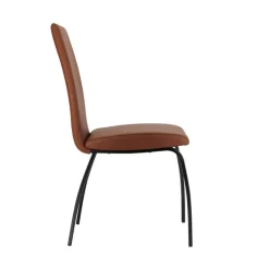 DarcyChaise de salle à manger rembourrée avec pieds en métal* Chaise De Cuisine|Chaise De Salle à Manger
