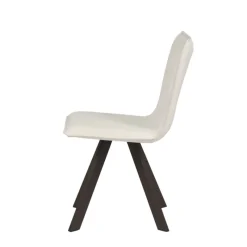 Mobliberica Denia Moblibérica® Chaise moderne en tissu et métal* Chaise De Salle à Manger