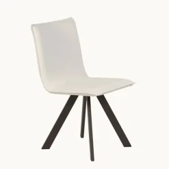 Mobliberica Denia Moblibérica® Chaise moderne en synthétique et métal* Chaise De Salle à Manger