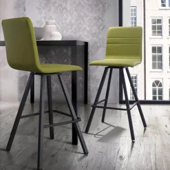 Europea Diego Tabouret snack pivotant de fabrication italienne* Tabouret Snack (assise +/- 65 Cm)|Tabouret De Bar (assise +/- 80 Cm)