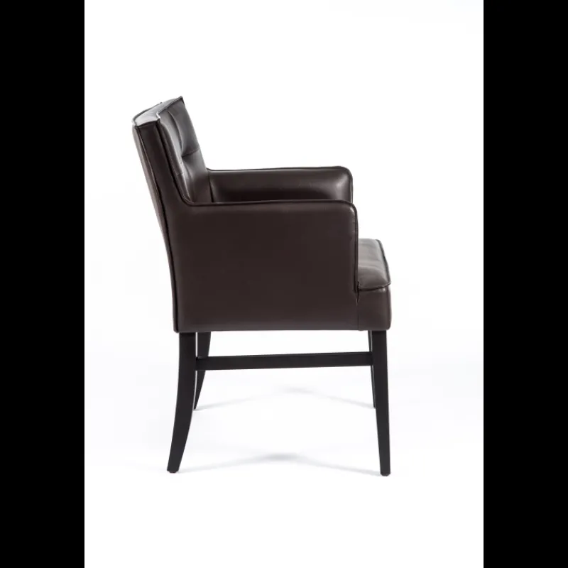 Sessio Diem 4 Fauteuil matelassé en synthétique et bois* Chaise De Cuisine|Chaise De Salle à Manger
