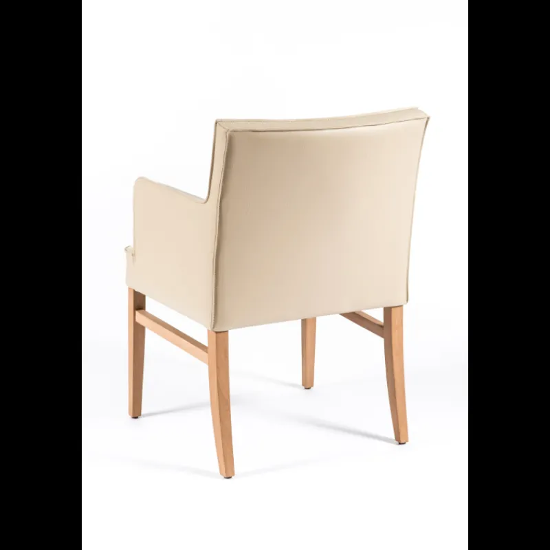 Sessio Diem 4 Fauteuil matelassé en synthétique et bois* Chaise De Cuisine|Chaise De Salle à Manger