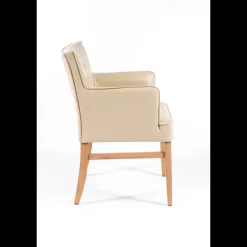 Sessio Diem 4 Fauteuil matelassé en synthétique et bois* Chaise De Cuisine|Chaise De Salle à Manger