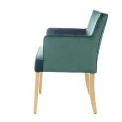 Sessio Diem Fauteuil contemporain rembourré en tissu et pieds en bois* Chaise De Salle à Manger|Chaise Salon