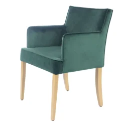Sessio Diem Fauteuil contemporain rembourré en tissu et pieds en bois* Chaise De Salle à Manger|Chaise Salon