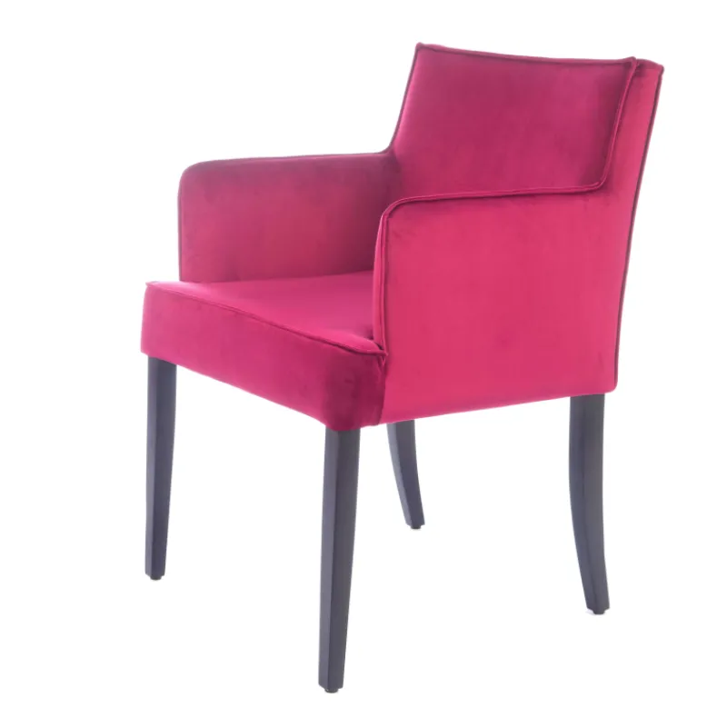 Sessio Diem Fauteuil contemporain rembourré en tissu et pieds en bois* Chaise De Salle à Manger|Chaise Salon