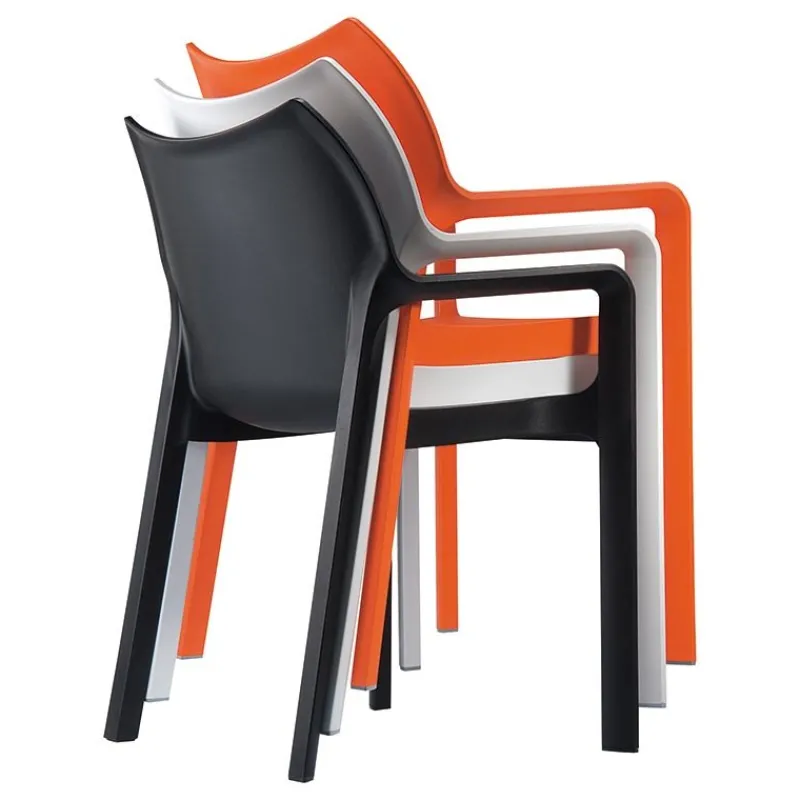 Diva Fauteuil de jardin en polypropylène* Chaise De Jardin|Fauteuil De Jardin