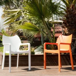 Diva Fauteuil de jardin en polypropylène* Chaise De Jardin|Fauteuil De Jardin