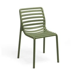 Doga bistrot Chaise de jardin design empilable sans accoudoirs de fabrication italienne* Chaise De Jardin