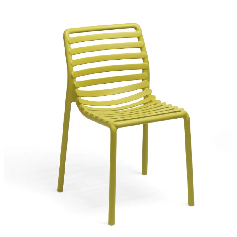 Doga bistrot Chaise de jardin design empilable sans accoudoirs de fabrication italienne* Chaise De Jardin