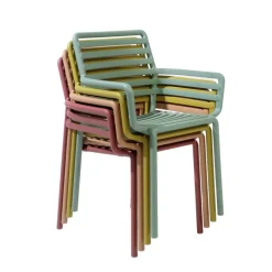 Doga Fauteuil de jardin design empilable fabriqué en Italie* Chaise De Jardin|Fauteuil De Jardin