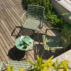 Doga Table basse de jardin ronde empilable fabriquée en Italie* Table De Jardin