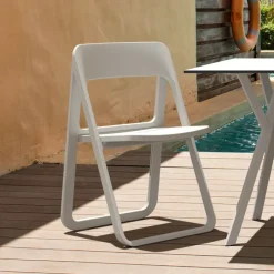 Dream Chaise de jardin pliante moderne en polypropylène* Chaise De Jardin