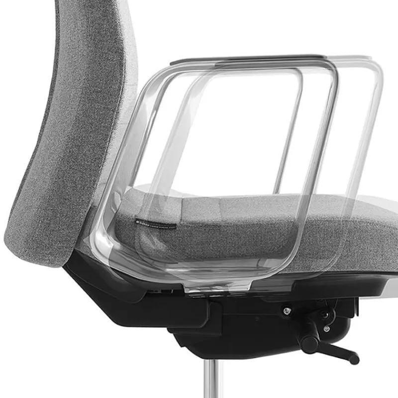Sokoa Eden 02 Fauteuil de direction en tissu avec têtière made in France* Chaise De Bureau|Fauteuil De Bureau