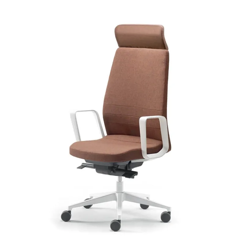 Sokoa Eden 02 Fauteuil de direction en tissu avec têtière made in France* Chaise De Bureau|Fauteuil De Bureau
