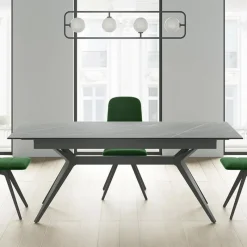 Cancio Eiffel Table extensible moderne en Dekton* Table De Salle à Manger