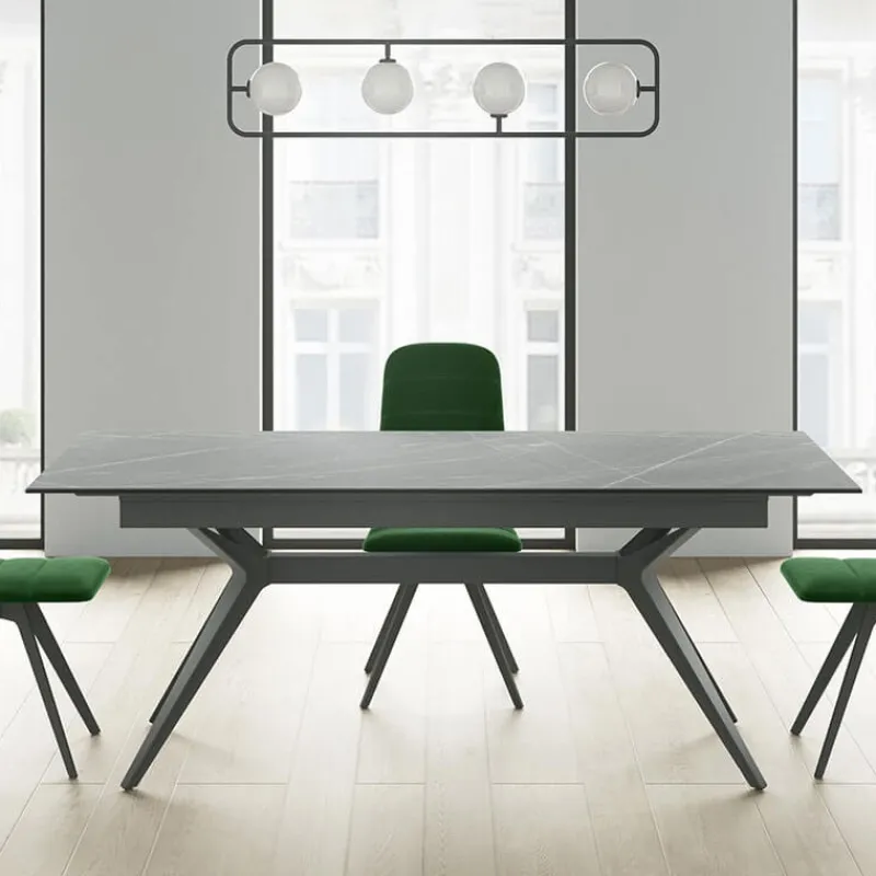 Cancio Eiffel Table extensible moderne en Dekton* Table De Salle à Manger