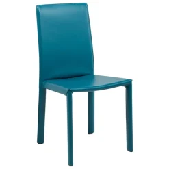 Airnova Elisa A Chaise de salle à manger en croûte de cuir* Chaise De Salle à Manger