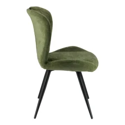 EliseChaise rembourrée pivotante en tissu avec poignée* Chaise De Salle à Manger