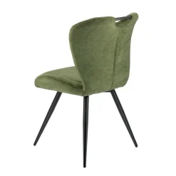EliseChaise rembourrée pivotante en tissu avec poignée* Chaise De Salle à Manger