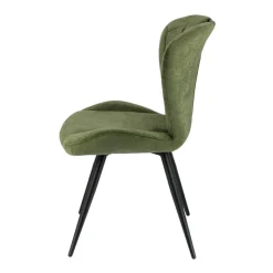 EliseChaise rembourrée pivotante en tissu avec poignée* Chaise De Salle à Manger