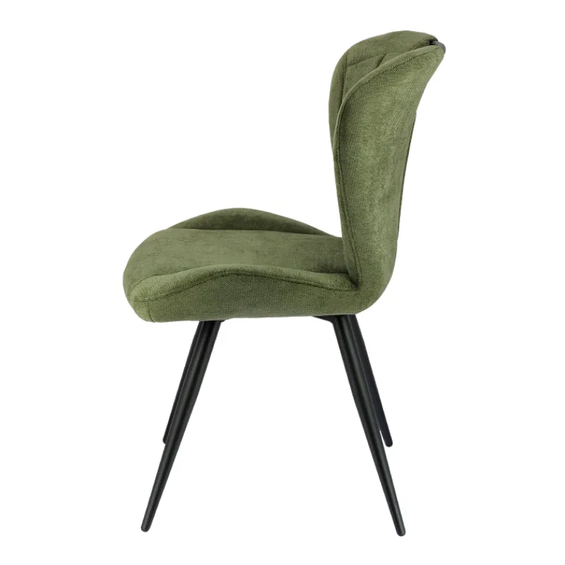 EliseChaise rembourrée pivotante en tissu avec poignée* Chaise De Salle à Manger