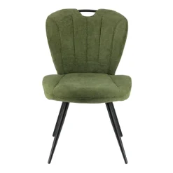 EliseChaise rembourrée pivotante en tissu avec poignée* Chaise De Salle à Manger