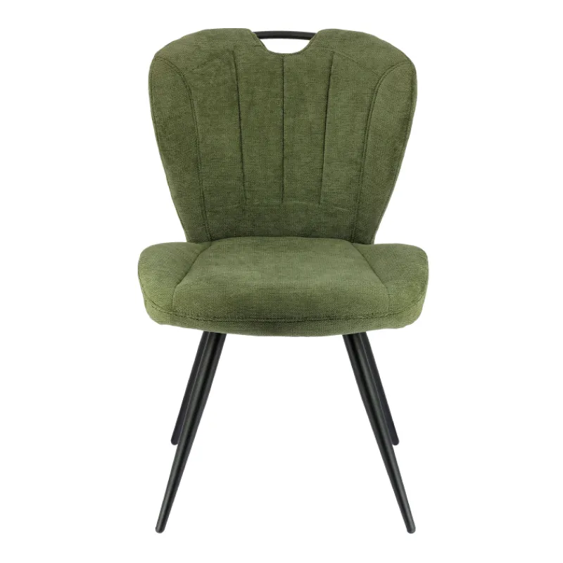 EliseChaise rembourrée pivotante en tissu avec poignée* Chaise De Salle à Manger