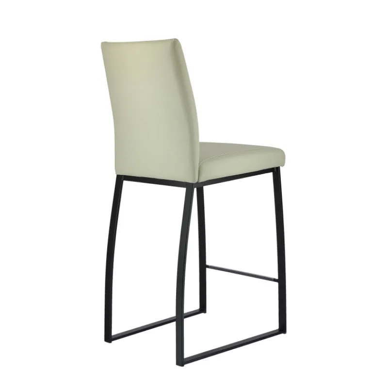 Perfecta Elite Tabouret snack rembourré en simili et métal* Tabouret Snack (assise +/- 65 Cm)|Tabouret De Bar (assise +/- 80 Cm)