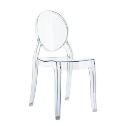Elizabeth Chaise enfant transparente médaillon* Chaise De Salle à Manger