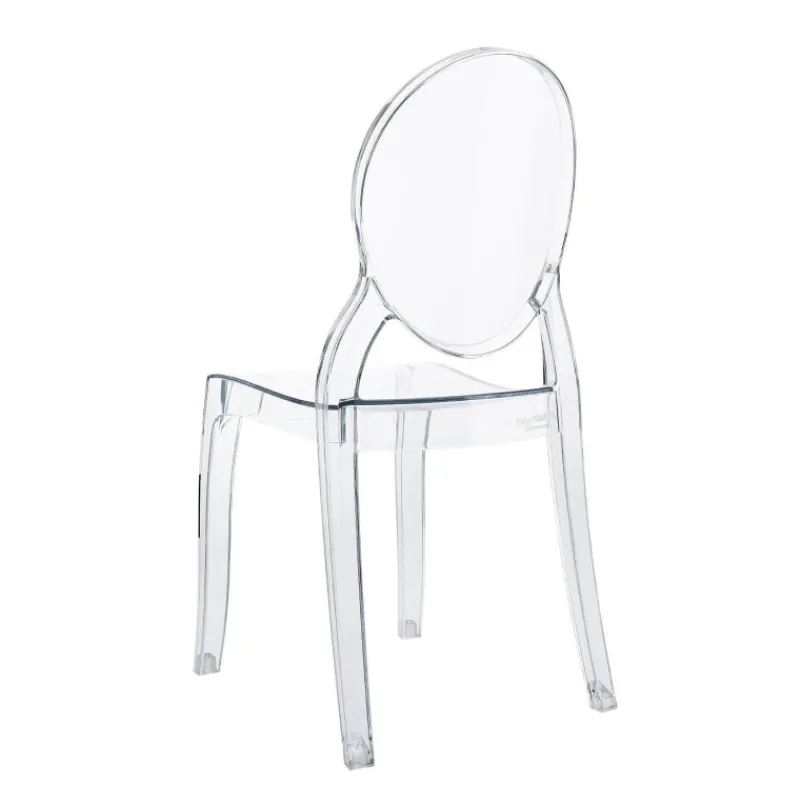 Elizabeth Chaise enfant transparente médaillon* Chaise De Salle à Manger