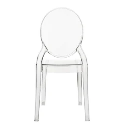 Elizabeth Chaise enfant transparente médaillon* Chaise De Salle à Manger