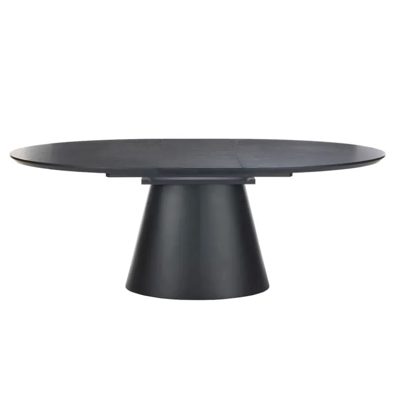 EllaTable design ovale extensible avec pied central* Table De Salle à Manger