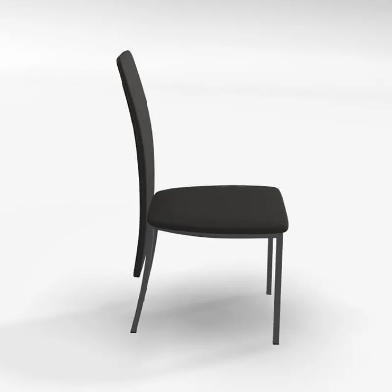 Perfecta Elyn Chaise de séjour contemporaine tissu et pieds métal* Chaise De Salle à Manger