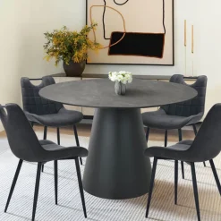 EmmyTable design ronde avec pied central* Table De Salle à Manger