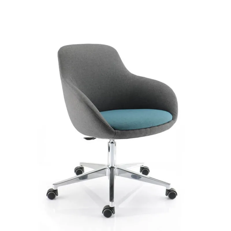 Sokoa Eneka 02 Fauteuil relax réglable et pivotant avec roulettes made in France* Chaise De Salle à Manger|Chaise De Bureau